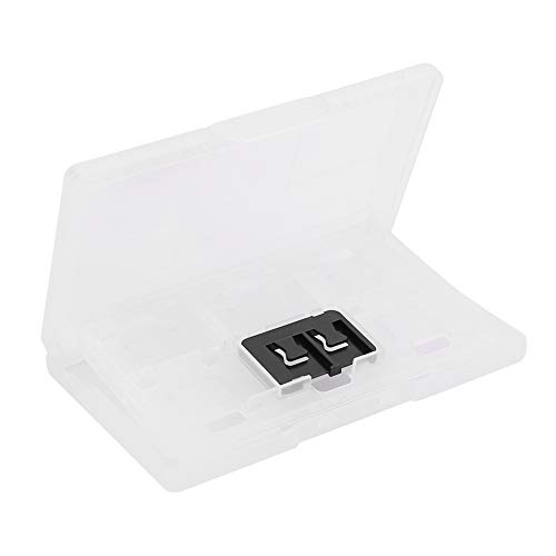 AMONIDA Caja de Tarjeta de Juego Caja de Almacenamiento Protectora Antipolvo Carcasa Dura Apta para Nintendo Switch Lite(Blanco)