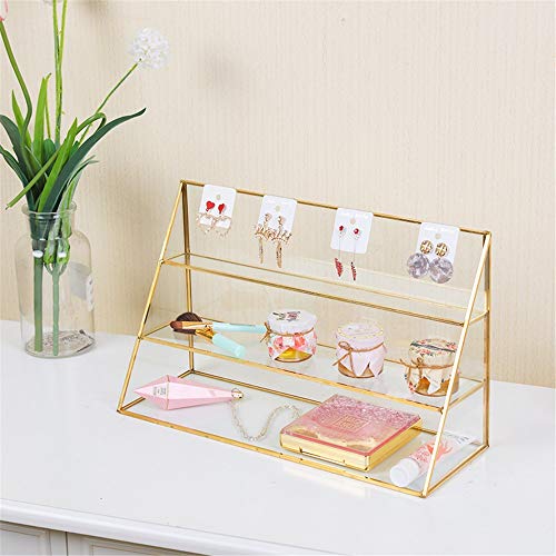 AMRT Sostenedor del Collar Pendiente del Organizador del sostenedor de Escritorio joyería Organizador cosmético, alejado de la baratija Organizador Caja para Anillos Pulseras Collares Pendientes