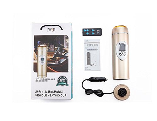 AN-LKYIQI Vehículo de viaje para el automóvil calentador de aislamiento taza hervidor de agua taza de calentamiento copa abierta , B