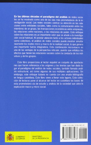 Análisis de redes sociales: Orígenes, teorías y aplicaciones (Monografías)