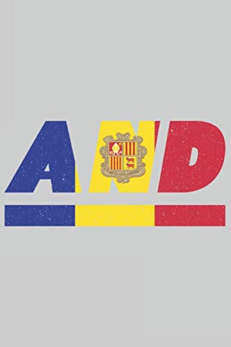 AND: Andorra 2020 calendar with weekly planner, monthly planner and yearly overview. Notebook with dotted pages to write down important things.