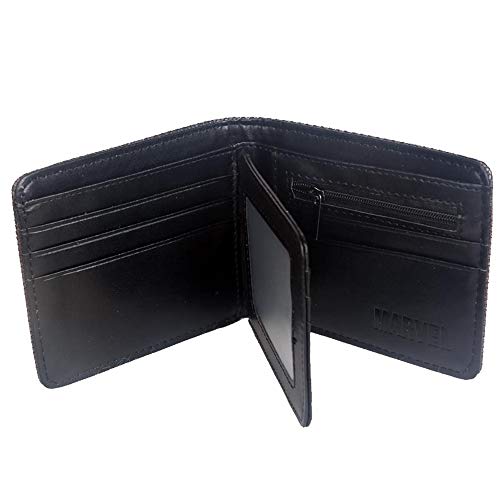 ANDD Carteras para hombre Cartera de Anime Naruto Dragonball Logo Cartera marrón Bifold Cartera de Hombre Cartera One Piece Monedero Nuevo