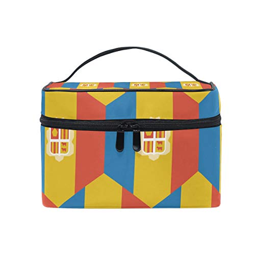 Andorra - Bolsa organizadora de cosméticos de viaje, diseño de bandera