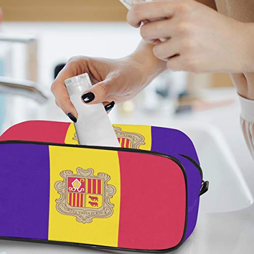 Andorra - Neceser de Viaje, Organizador de cosméticos, diseño de Bandera