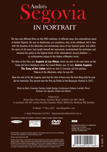 Andres Segovia in Portrait [Alemania] [DVD]