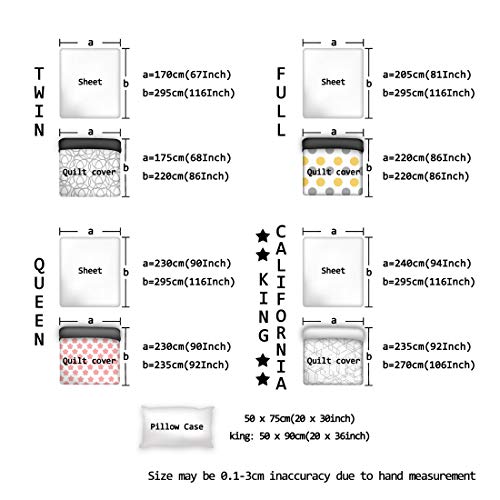 Angel Wings Juego de funda de edredón de 4 piezas de microfibra con cierre de cremallera y lazos de esquina, King Be Free Message Lifestyle Tattoo Style Slogan Concept Art Illustration, blanco y negro