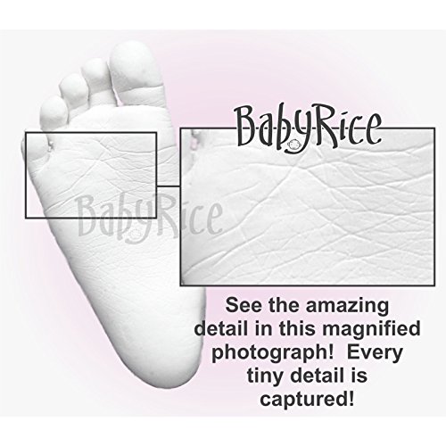 Anika-Baby BabyRice 3D Baby Casting Kit (Pack of 12, Large, Metallic Pewter)