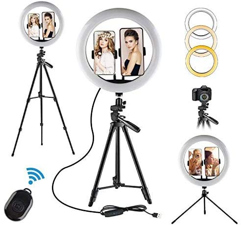 Anillo de Luz - 12" Aro de Luz Para Movil Tripode