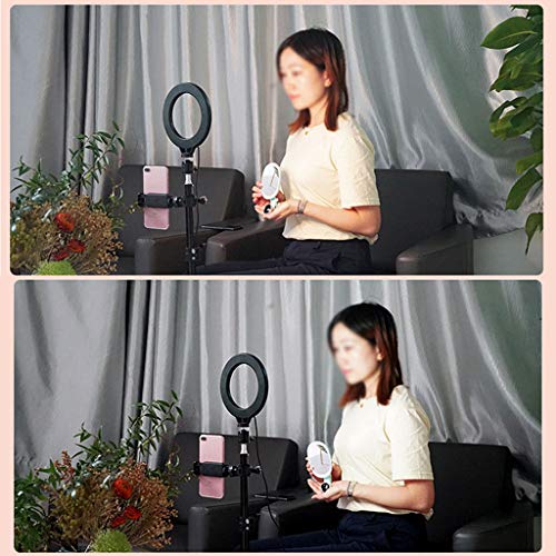 Anillo de luz LED regulable de 10 pulgadas con soporte de trípode 3 Modo de luz USB Belleza Luz suave Belleza Blog Clip de teléfono móvil Autodisparador compuesto Video de YouTube