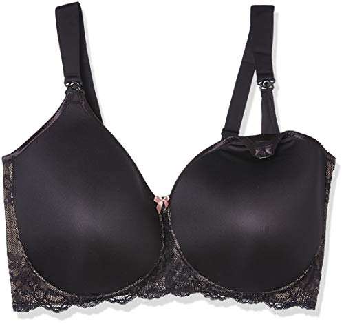 Anita Maternity Still-BH Mit Schale Miss Lovely Sujetador, Negro (Schwarz 001), 95E (Talla del Fabricante: 80E) para Mujer