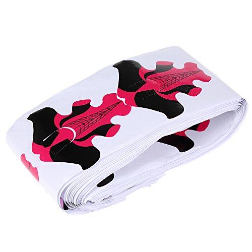 Anself 100pcs Pegatinas Molde para Alargado para Arte de Clavo de Uñas de Estilo Francés