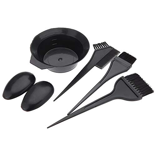 Anself 5pcs peluquería cepillos Bowl Combo Salon pelo color tinte tinte herramienta Set Hair coloring Kit