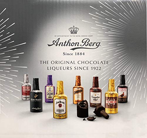 Anthon Berg - Botellitas de Chocolate Rellenas de Licores Originales. 64 Botellas - 1 Kg.