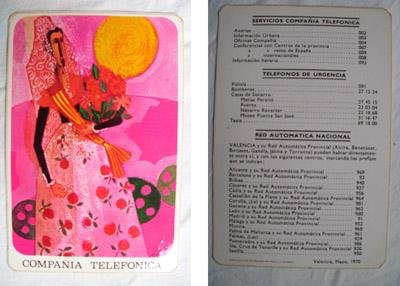 Antigua Tarjeta - Old Postcard : COMPAÑÍA TELEFÓNICA - Valencia
