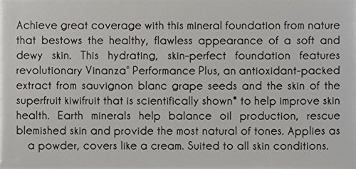 Antipodes Mineral Fundación, color rosa pálido, 11 g