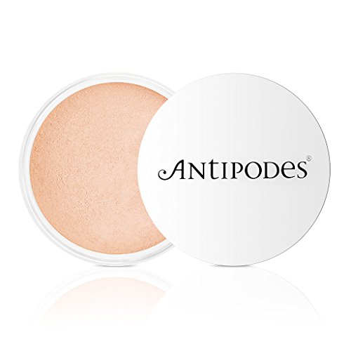 Antipodes Mineral Fundación, color rosa pálido, 11 g