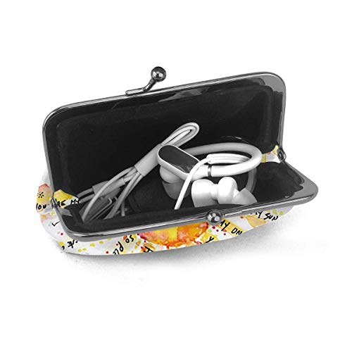 AOOEDM I Love You My Sunshine Monedero con Hebilla para Mujer, Monedero Ligero con Cierre de Beso, Monedero pequeño, Bonito Bolso para Llaves para Maquillaje de Viaje