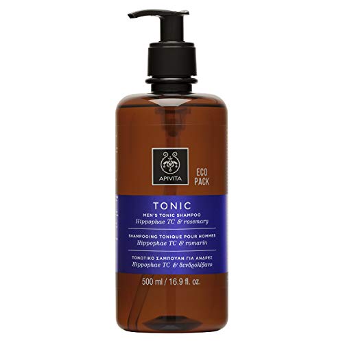Apivita Tonic Men - Champú Tonificante para Hombres para La Caída Del Cabello Ecopack 500ml
