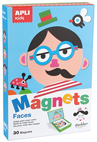 APLI Kids - Caras Juego Magnético, Color Multicolor, 14561