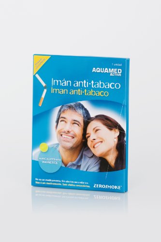 AQUAMED Imán anti-tabaco - Dispositivo magnético, Terapia auricular / Acupresión, Reduce deseo de fumar