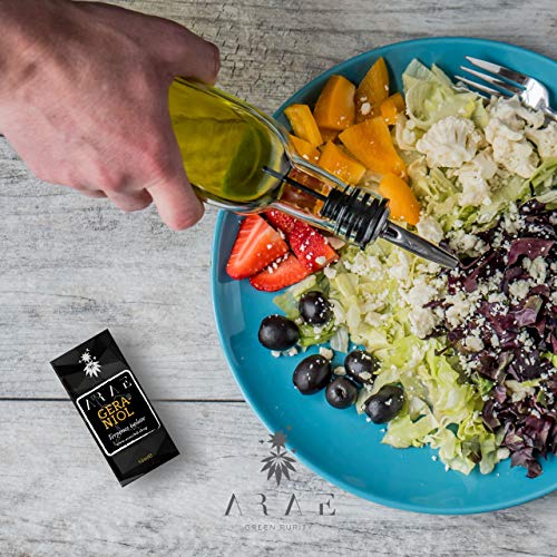 ARAE - Terpeno Puro Geraniol - 100% puro orgánico de grado alimenticio, fabricado en España, calidad GMP, 10ml