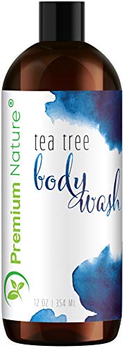 Arbol de té, 354 ml con aceite de árbol de té natural fúngico para el cuidado de la defensa, elimina las bacterias y los atletas del pie, jabón antibacteriano de Premium Nature