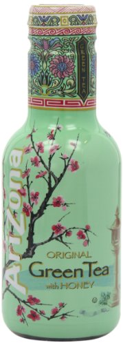 Arizona Original Green Tea With Honey 500 ml (Pack of 6)