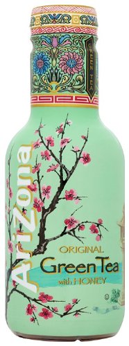 Arizona Original Green Tea With Honey 500 ml (Pack of 6)