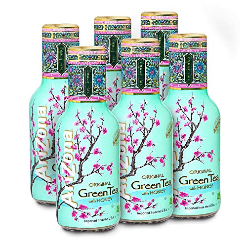 Arizona Original Green Tea With Honey 500 ml (Pack of 6)