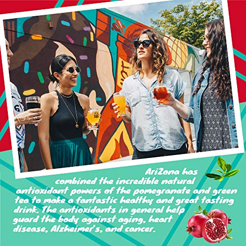AriZona - Pomegranate Green Tea - 500ml (Pack of 6)