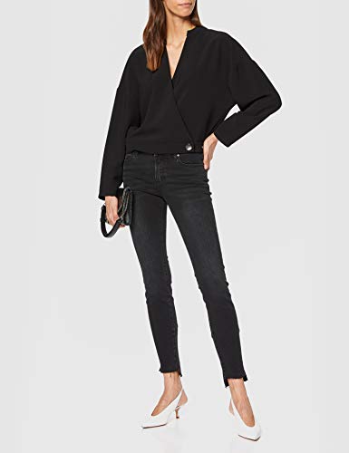 Armani Exchange 1 Button and A Half Blusa, (Black 1200), X-Small para Mujer