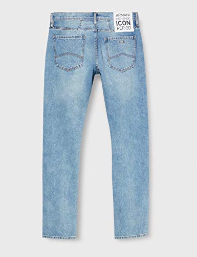 Armani Exchange 11, 5 Ounces, Medium Blue Wash Vaqueros Slim, Azul (Denim Indaco 1500), W29/L32 (Talla del Fabricante: 29) para Hombre