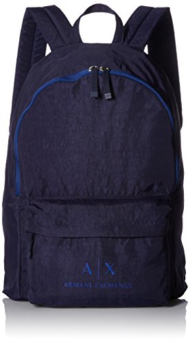 Armani Exchange - Backpacks, Mochilas Hombre, Azul (Dark Sea), 5.5x26.0x20.5 cm (B x H T)