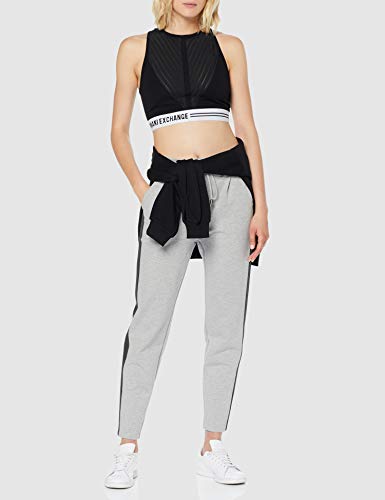 Armani Exchange Logo Top Camiseta Deportiva de Tirantes, (Black 1200), Small para Mujer
