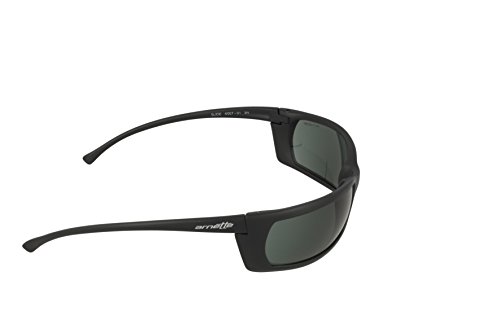 Arnette Slide Gafas de sol, Matte Black, 66 para Hombre