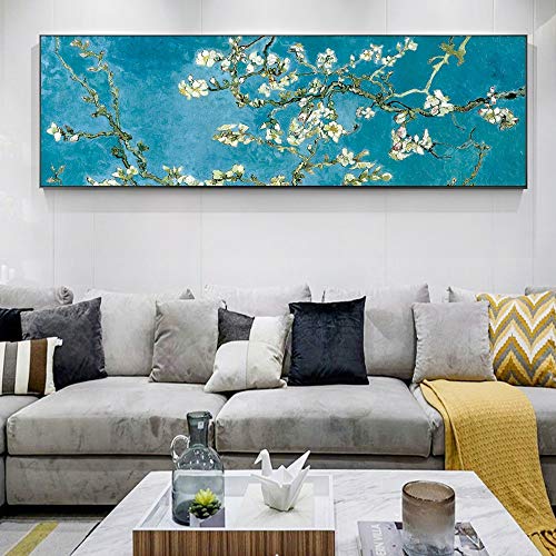 Arte de la lona Pinturas Decoración de la pared Flores impresionistas Impresiones de la lona Para la imagen de la sala de estar