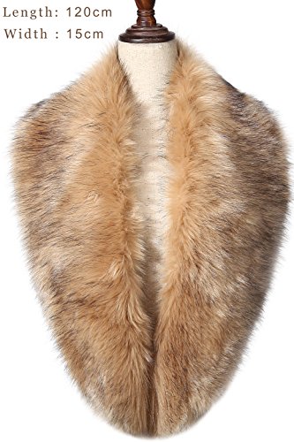 ArtiDeco Bufanda de Pelo Sintético Chal de Piel Artificial 1920 Flapper Accesorios Capa Noche Invierno