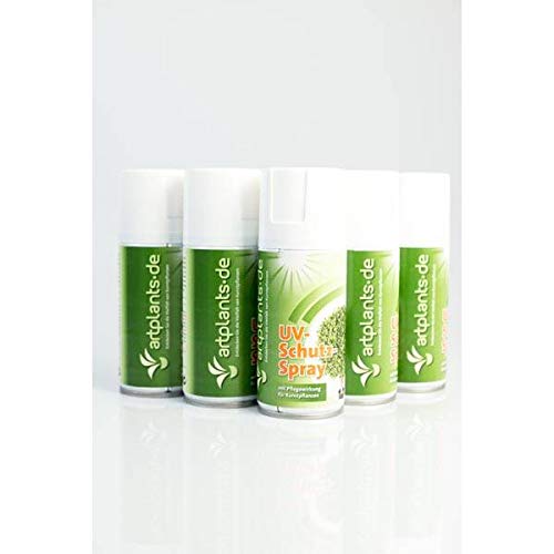 artplants.de Spray de protección UV con Efecto de Cuidado para Plantas, Flores, árboles y Palmeras Artificiales - Aerosol Plantas Artificiales