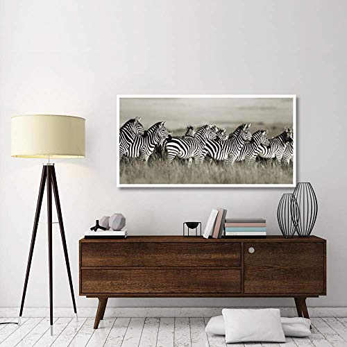 Artworks Italia Grant's Cebra, Masai Mara, Kenya-Paper Art 62"x32"