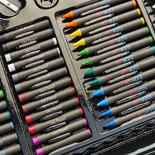 Artworx 118 Piezas de Arte Conjunto para niños - Junior Artista Caso Perfecto Regalo de cumpleaños Regalo para niñas o niños