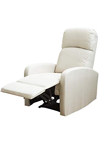 Astan Hogar Confort Plus Sillón Relax, Tela, Crema, Compacto