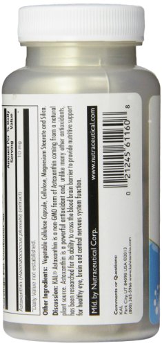 ASTAXANTHIN 10 MG 60 CAPSULAS
