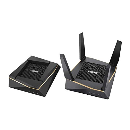 ASUS RT-AX92U Ai-Mesh Kit - Sistema dual Broadcom Dual Core WiFi AiMesh AX6100 Tri-Banda Gigabit (OFDMA, MU-MIMO, Triple VLAN, Wifi 6, Adaptive QoS, AiProtection PRO), Pack de 2 unidades (240m2)