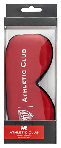 Athletic Club de Bilbao Bilbao Antifaz para Dormir - Producto Oficial del Equipo, 100% Anti-Luz, con Goma Flexible Ajustable y Tacto Suave