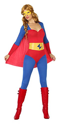 Atosa-18080 Disfraz Héroe Comic, color rojo, XS-S (18080)