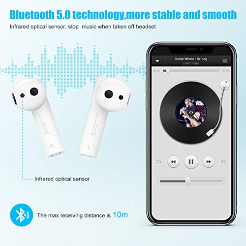 Auriculares Bluetooth, Xiaomi Mi Air2 Cascos Auriculares con microfono Auriculares inalámbricos Mi Auriculares Control de Enlace sincrónico táctil