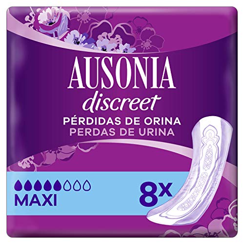 Ausonia Discreet Maxi Compresas Para Pérdidas De Orina x 8