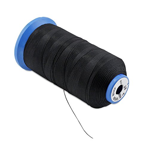 Aussel T70 - Hilo de Coser de Nylon , negro