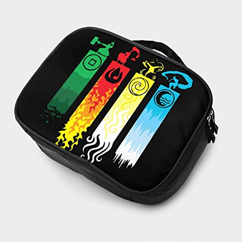 Avatar The Last Legend Airbender Of Korra Aang Bolsa de maquillaje de viaje Cosmética Artista de maquillaje Bolsa de almacenamiento portátil para mujeres Chica Almacenamiento diario a prueba de agua