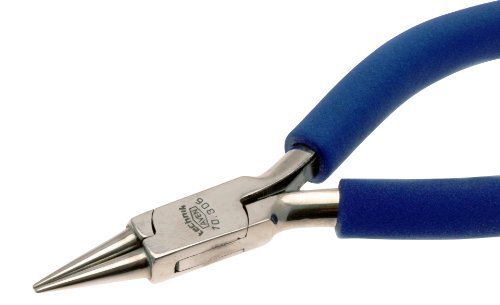 Aven 10306 Technik Stainless Steel Smooth Jaw Round Nose Plier, 1-11/64" Jaw Length, 5" Overall Length by Aven